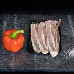 Ontbijtspek van marktslager van Bussel