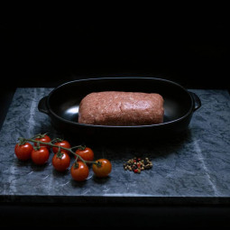 Runder gehakt gekruid van marktslager van Bussel
