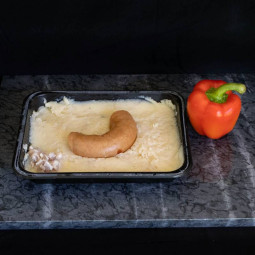 Stamppot zuurkool van marktslager van Bussel