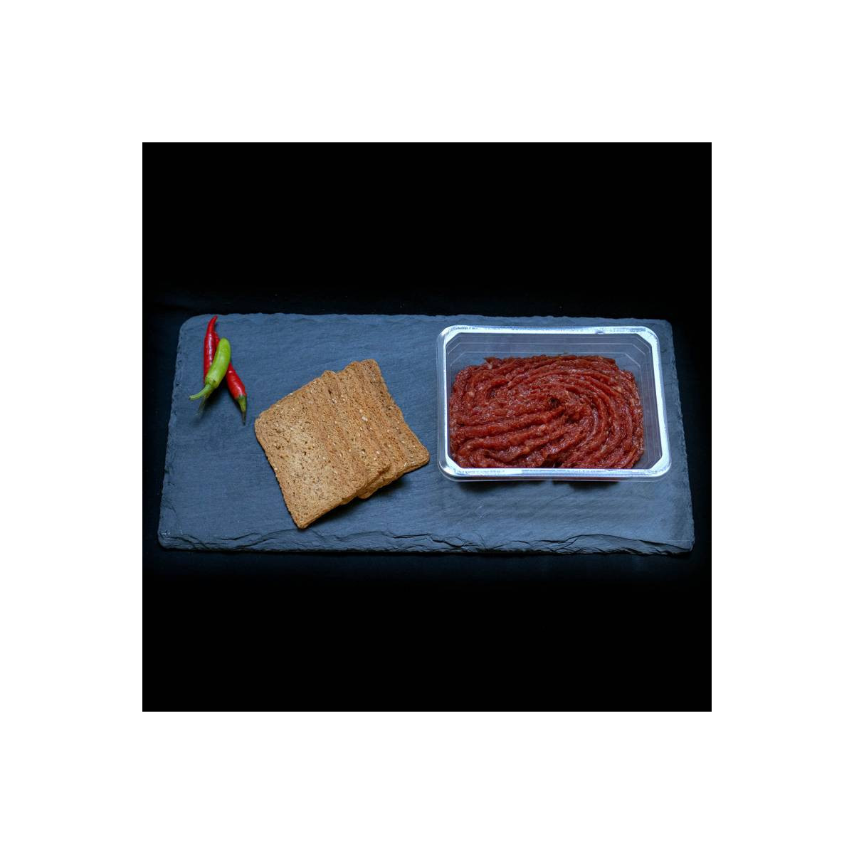 Biefstuk tapenade van marktslager van Bussel