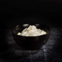 knoflooksaus van marktslager van Bussel