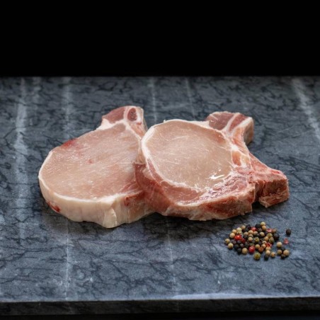 Ribkarbonade van marktslager van Bussel
