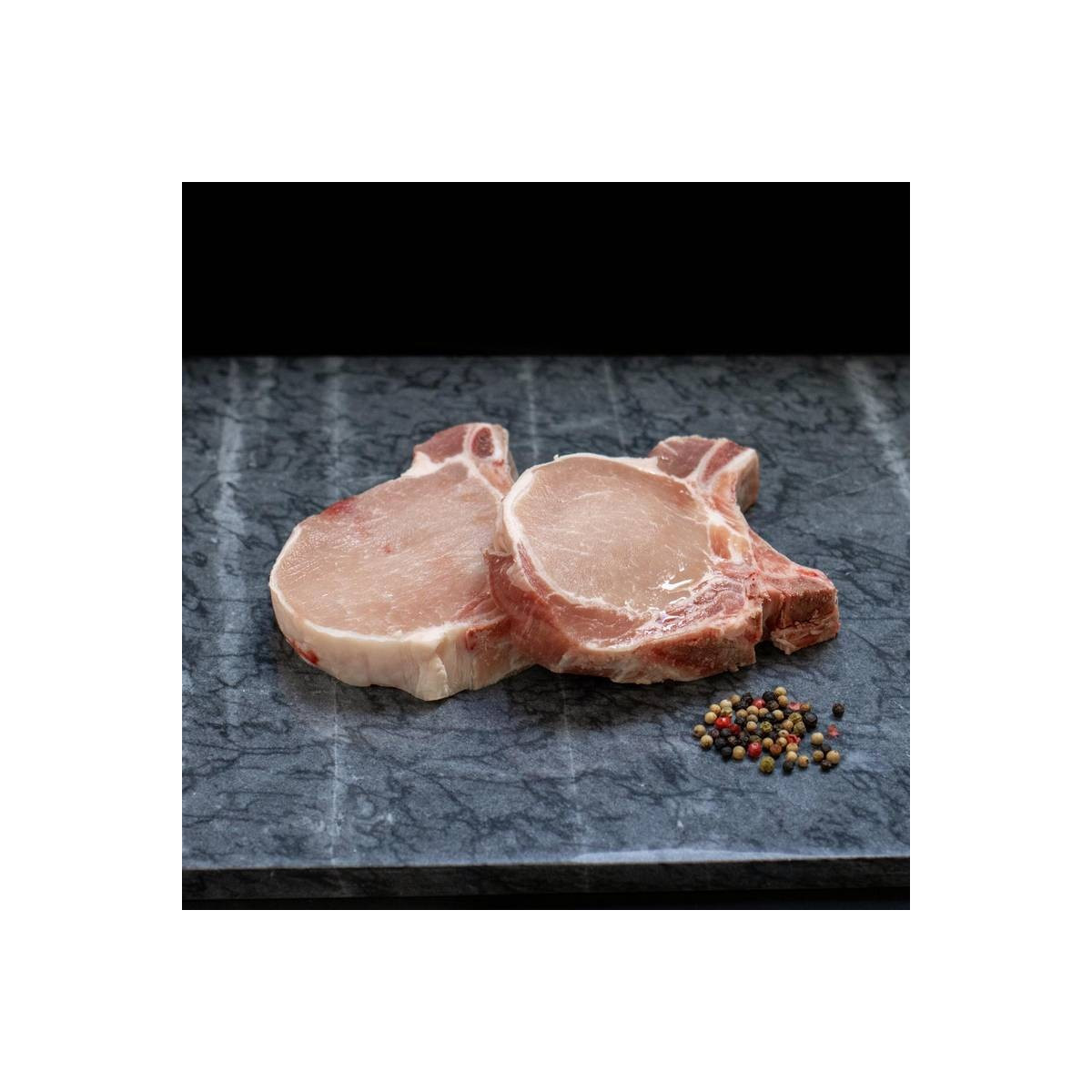 Ribkarbonade van marktslager van Bussel