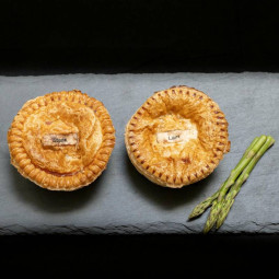 Pie's van marktslager van Bussel