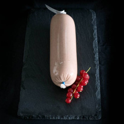 Leverworst fijn, groot van marktslager van Bussel