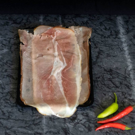 Coburger rauwe ham van marktslager van Bussel